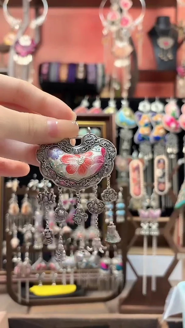 织绣 云织谣民族风精美饰品   263+链子