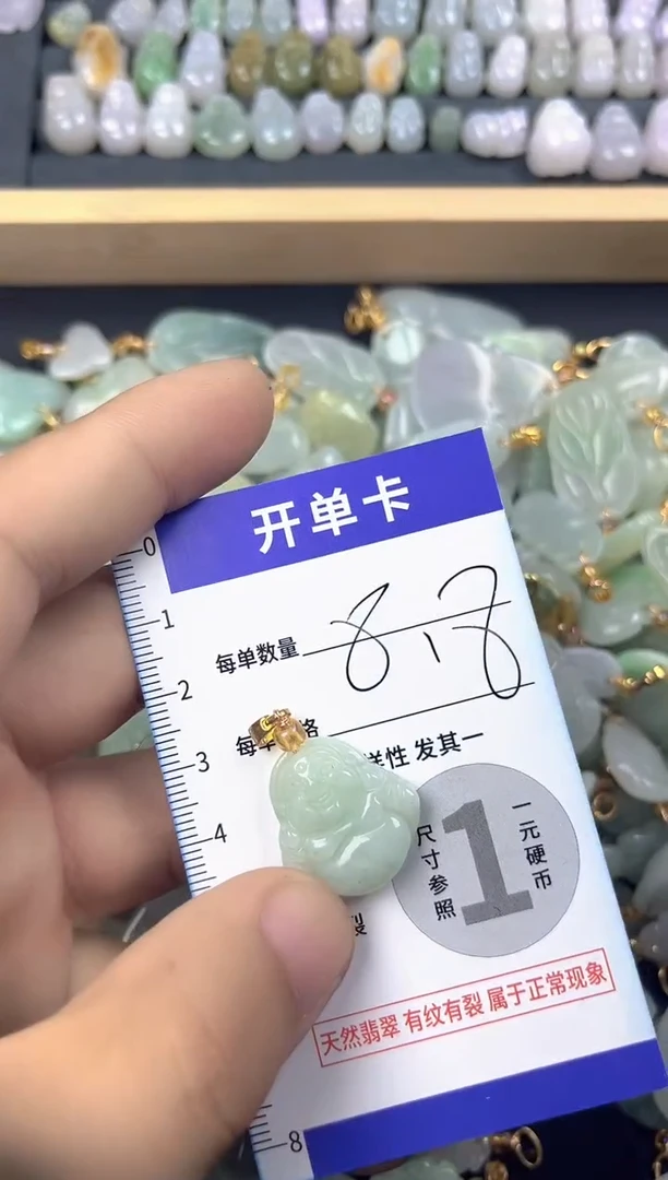 颈饰未镶嵌翡翠天然A货翡翠