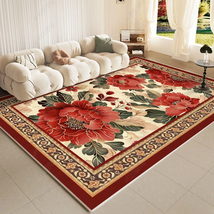 新款整块加厚地毯客厅茶几卧室书房耐磨简约家用整铺防滑地垫裁剪