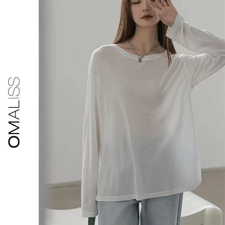 6008女士防晒罩衫打底衫上衣