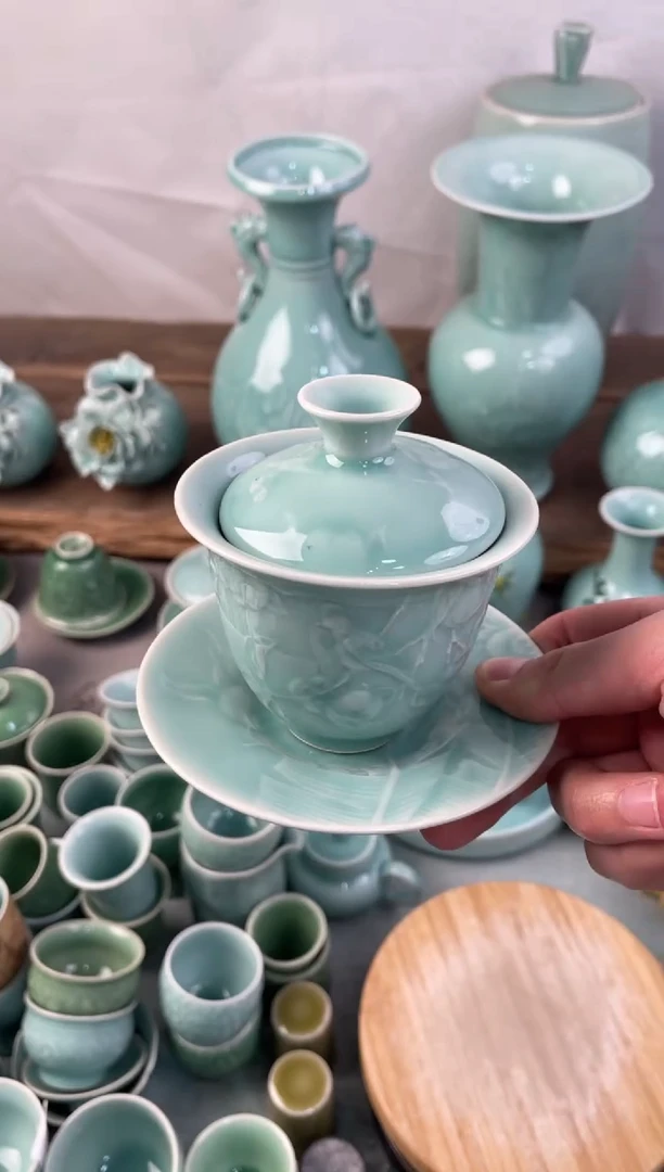 【闪购商品】特价福利 微瑕 慧仙青瓷