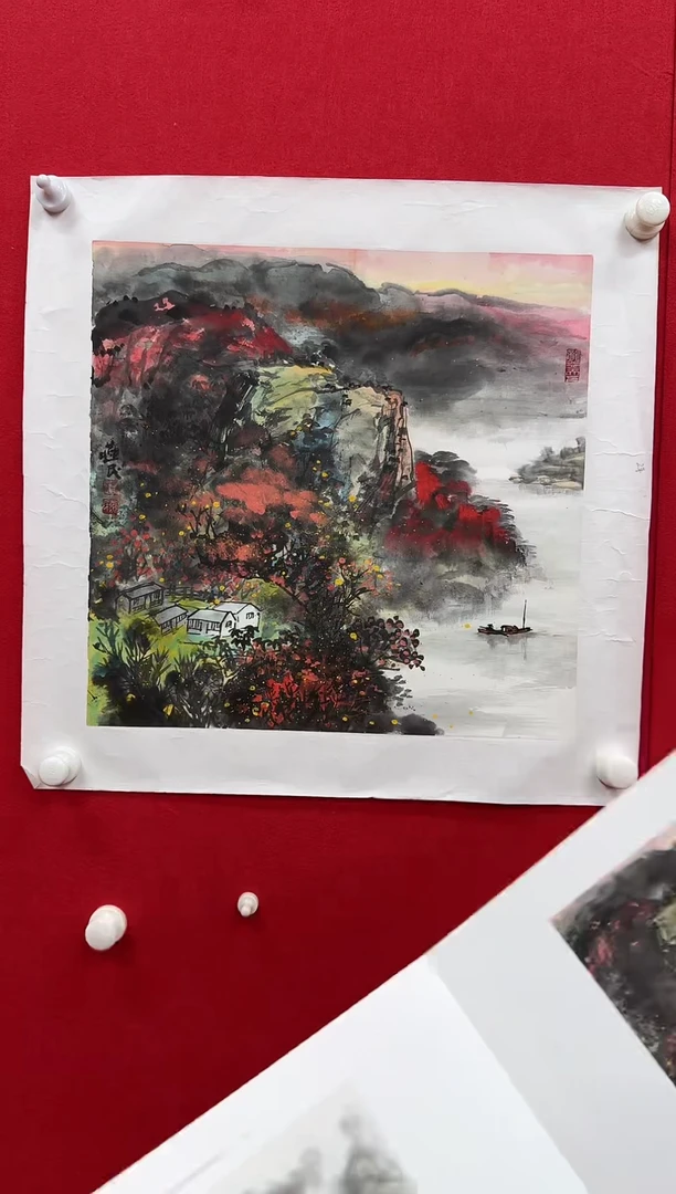 国画z天津人美-杨燕民国画2平尺