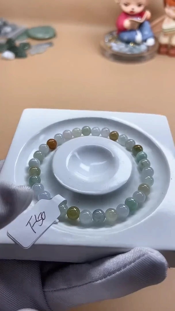 【闪购商品】翡翠手串未镶嵌天然翡翠A货手串F50