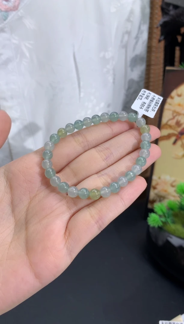 未镶嵌手链翡翠卡5.9mm