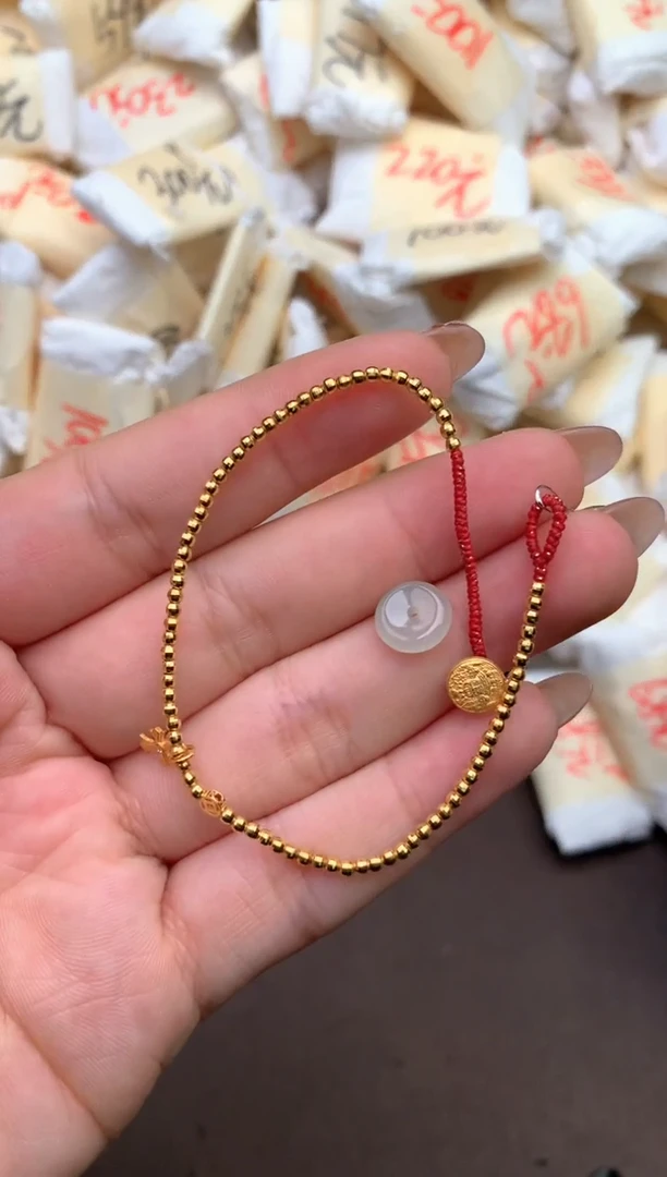 【闪购商品】翡翠手绳未镶嵌16-19自行备注圈口 默认发16