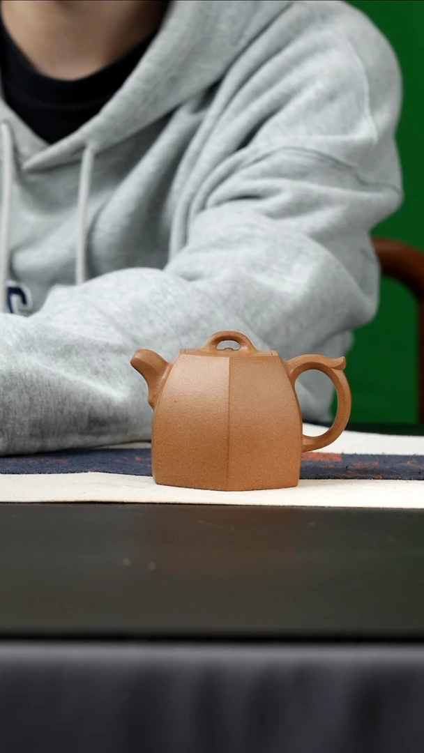 茶壶紫砂花块料子流放铜坨