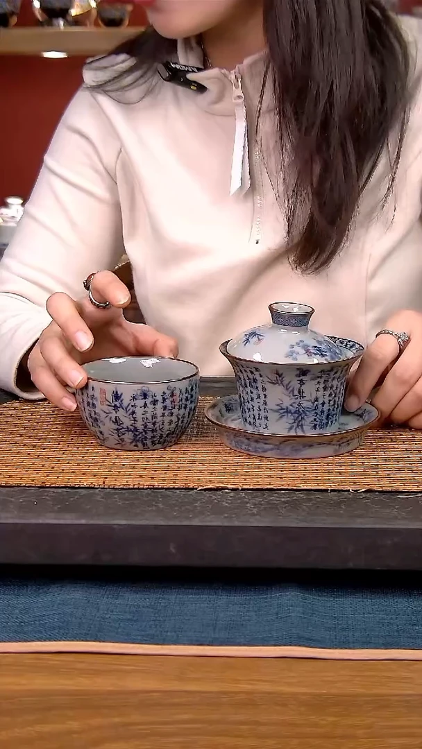 简装家用款2件套 老陶泥开片纹陶瓷茶具