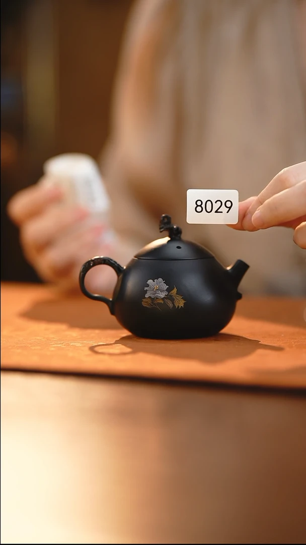 雲梦茶器紫陶茶壶8029
