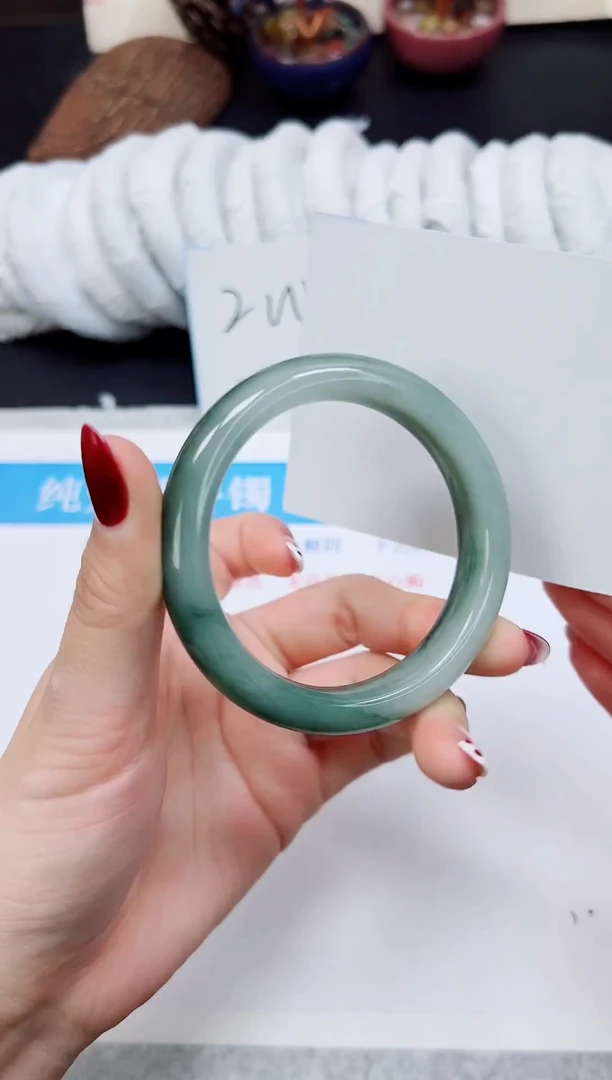 未镶嵌手镯石英质玉A232-55`56`57