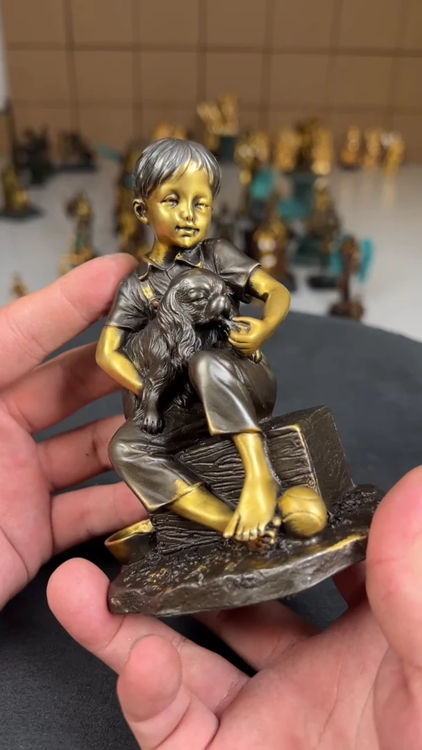 精美铜雕塑装饰摆件