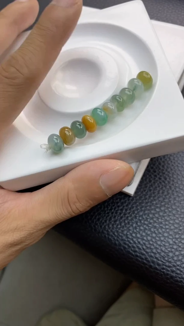 翡翠散珠49天然A货翡翠散珠
