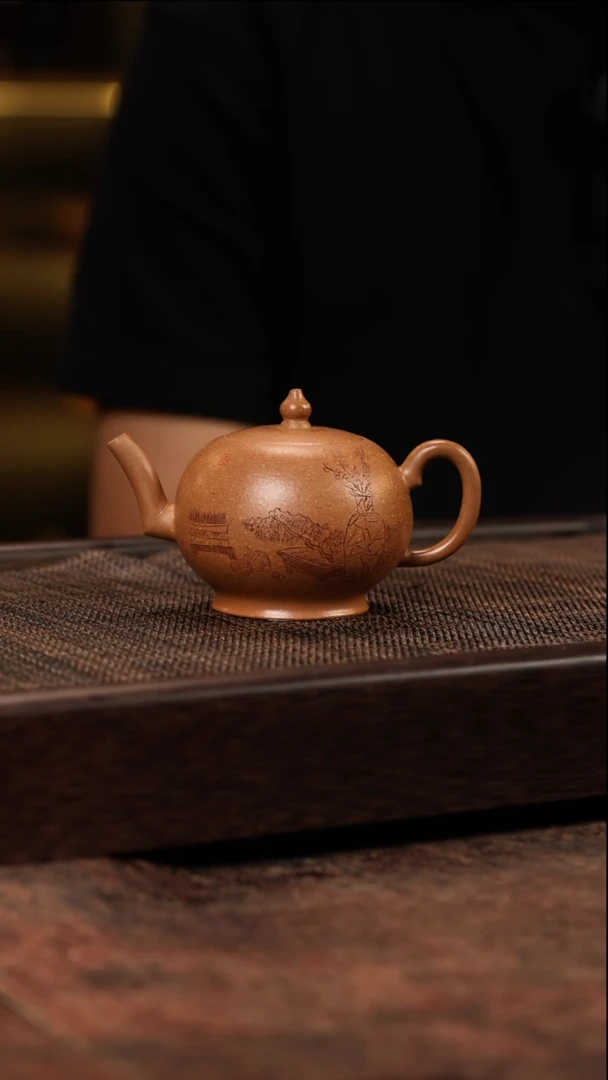 茶壶紫砂段泥宫灯美人肩