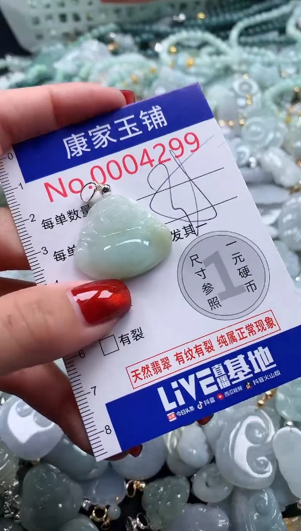翡翠未镶嵌吊坠(不含链)4299
