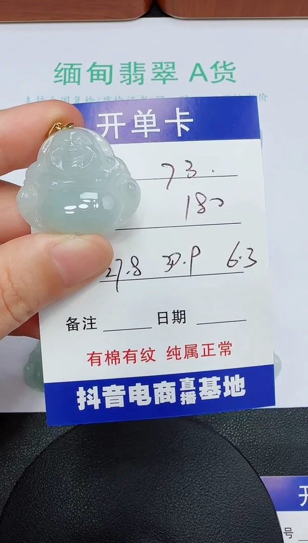 吊坠(赠链)未镶嵌翡翠73