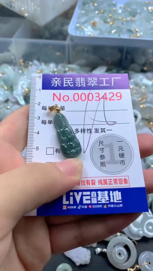 颈饰未镶嵌翡翠3429