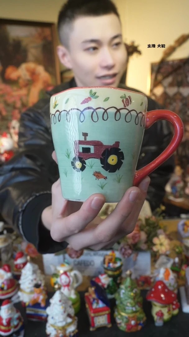 【闪购商品】默认微瑕高端树脂陶瓷摆件Q587