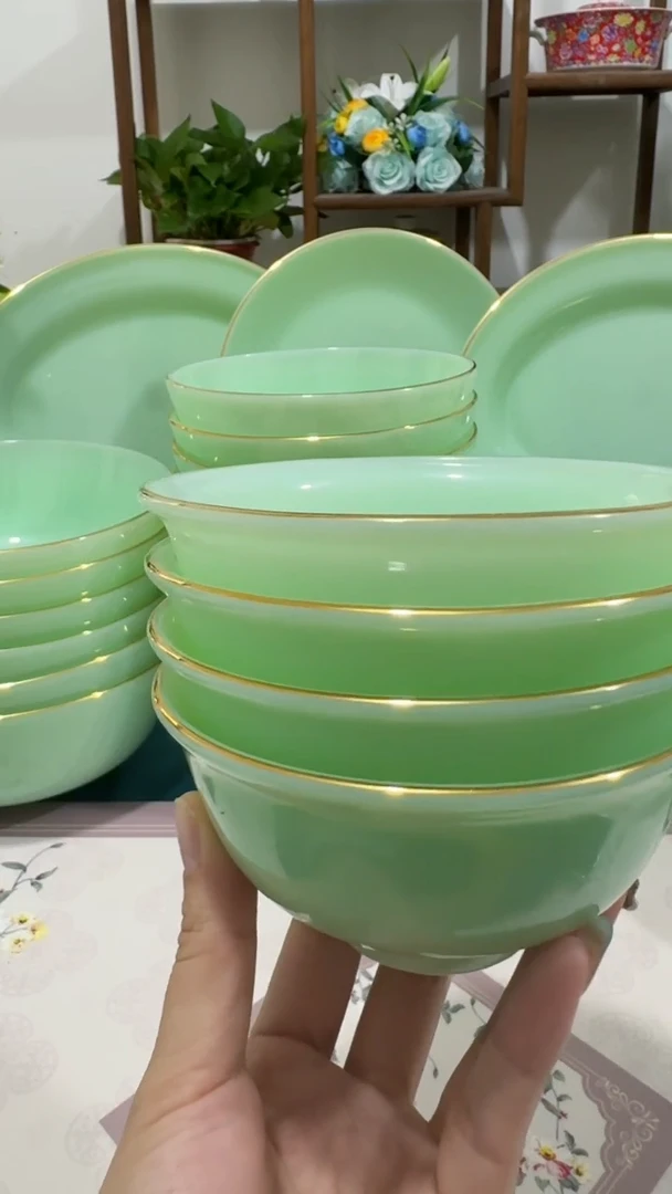 4.5英寸玉瓷碗4个口径11.5厘米