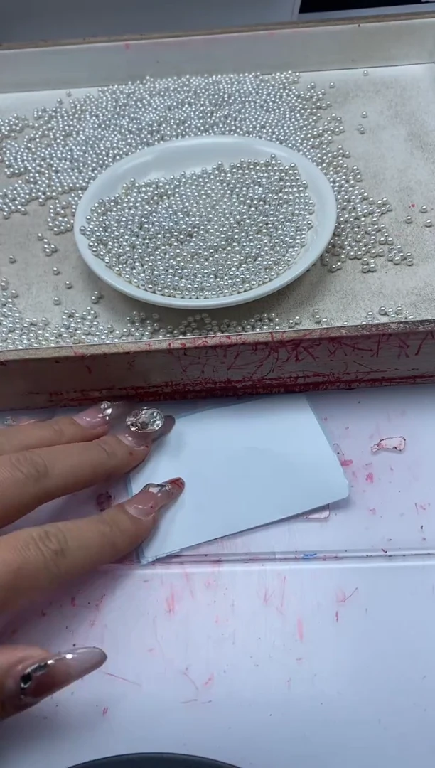 【闪购商品】拼合珍珠（马贝珠）颈饰未镶嵌w844贝珠3mm*100颗