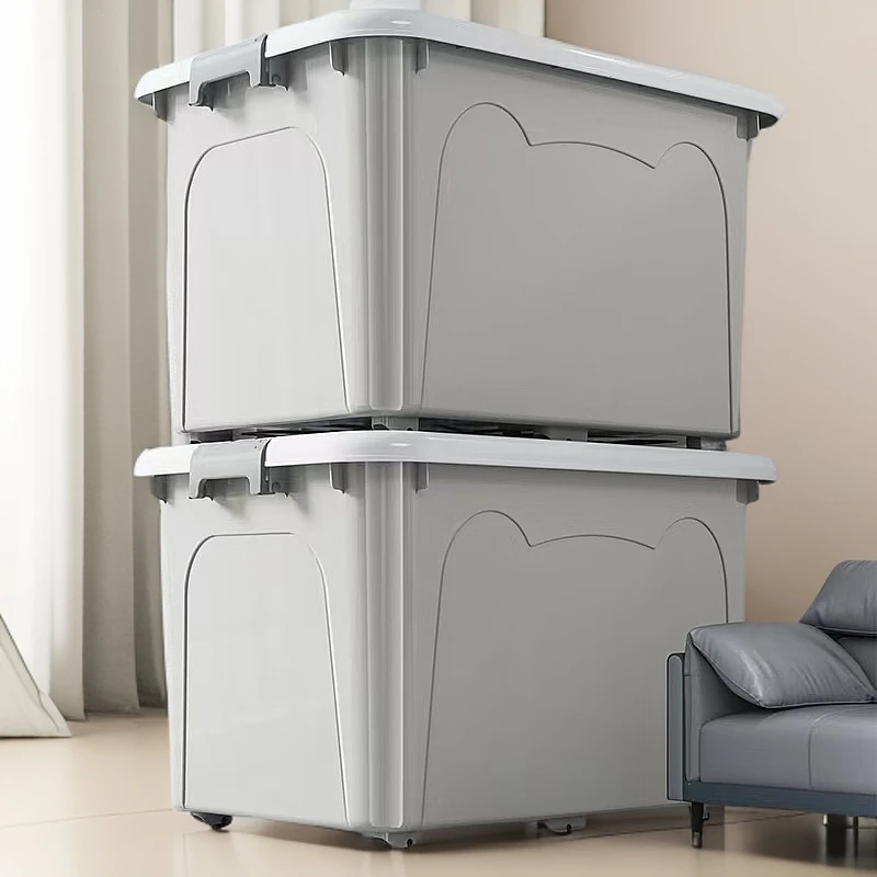 (家庭装）特大号收纳盒玩具储物盒搬家用衣服整理箱换季车载宿舍