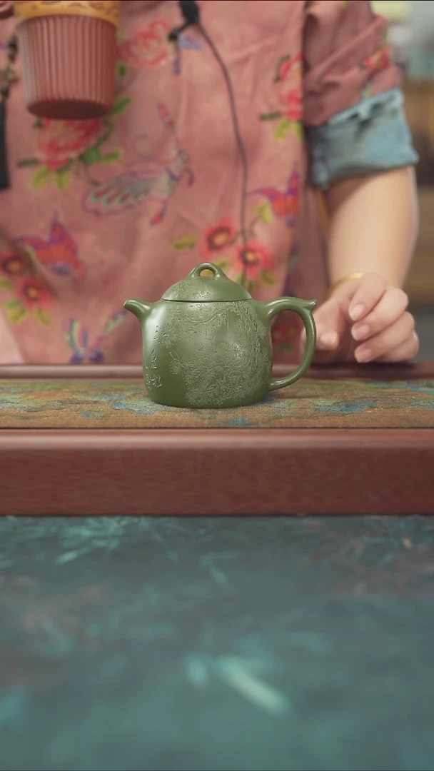 10.14 绿泥 全手紫砂壶00