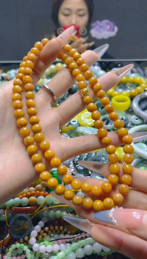 颈饰未镶嵌翡翠7MM