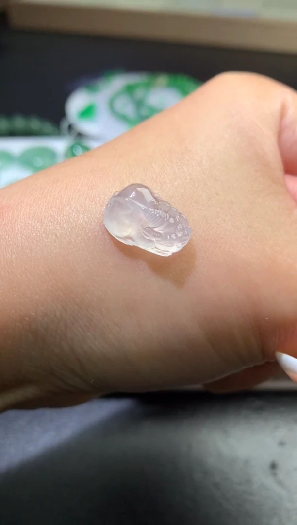 未镶嵌定制翡翠毛货 15-10.8-5.1