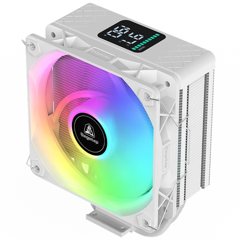 鑫谷风智6白色数显带屏CPU散热器（ARGB主板同步/intel&AMD双支持）