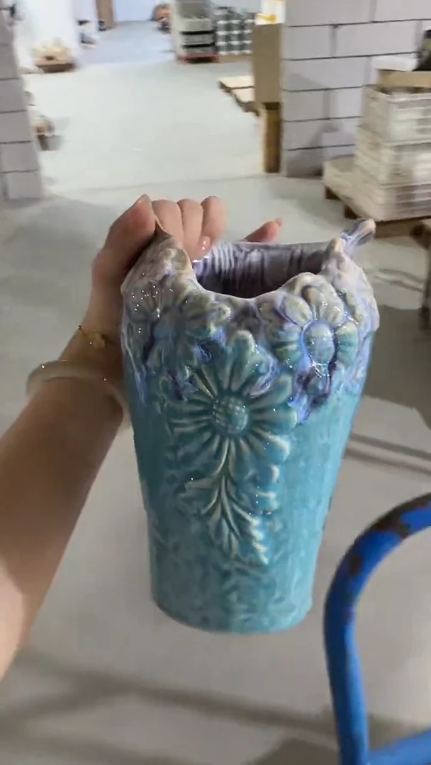 高温陶瓷花盆+E108