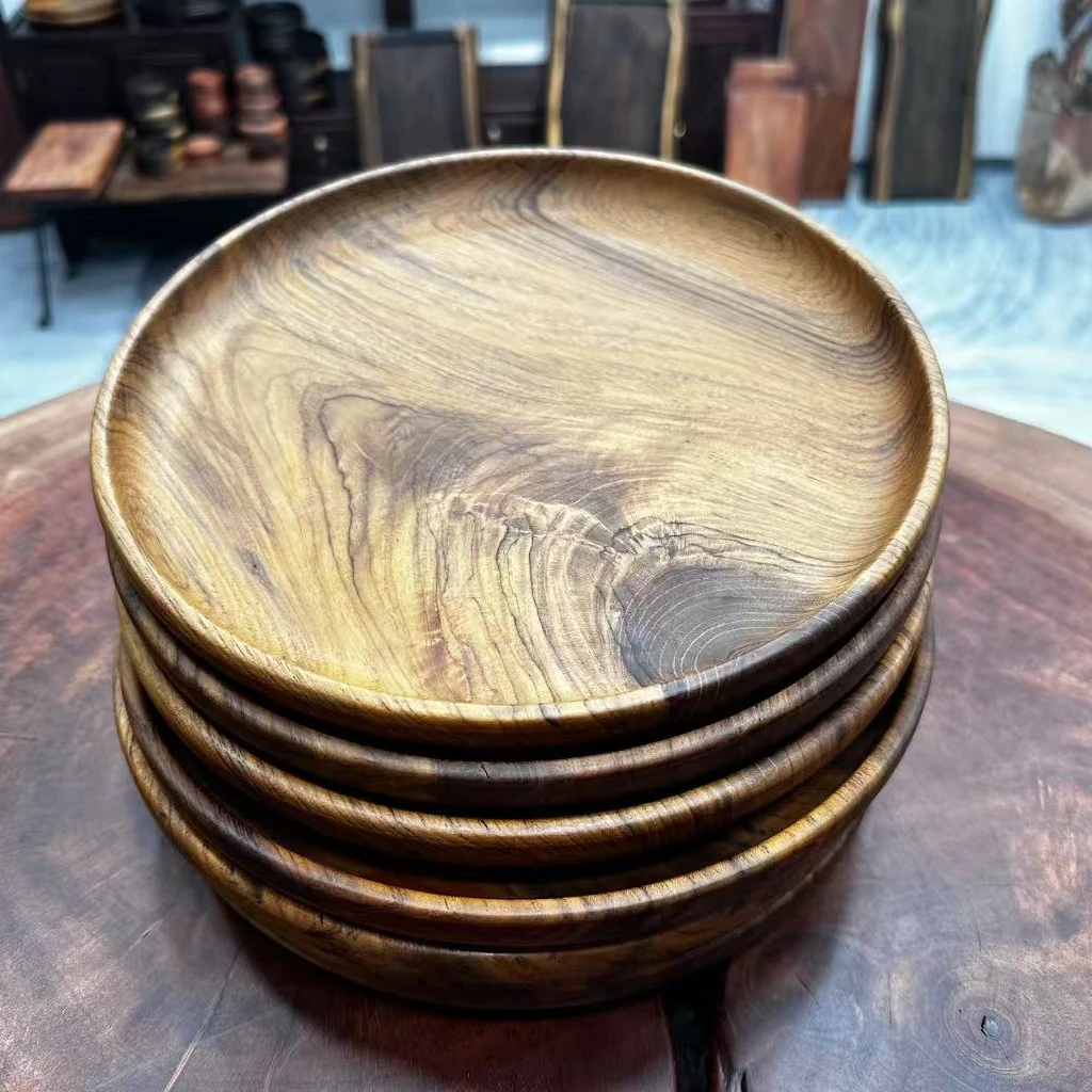 果盘  缅甸柚木 日常生活家具