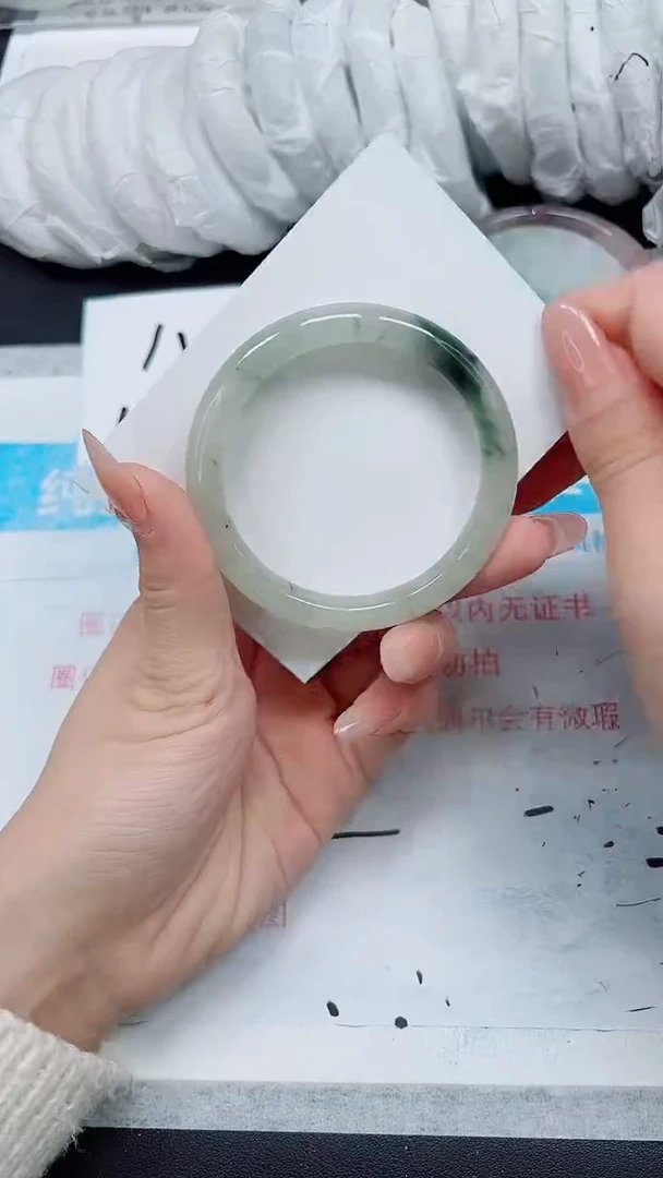 【闪购商品】石英质玉手镯未镶嵌A78-54/55