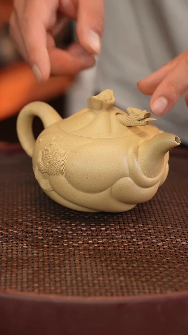 茶壶紫砂原矿手工制作大品 打不开 摆件