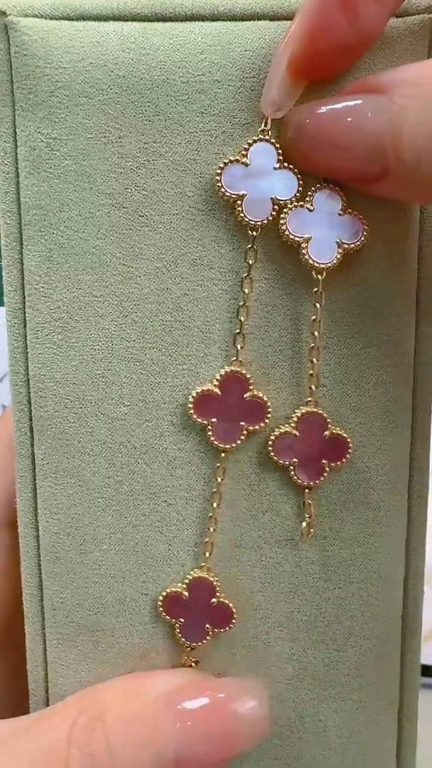 【闪购商品】贝壳（贝母）手链18K金镶嵌18K金15mm粉贝母手链