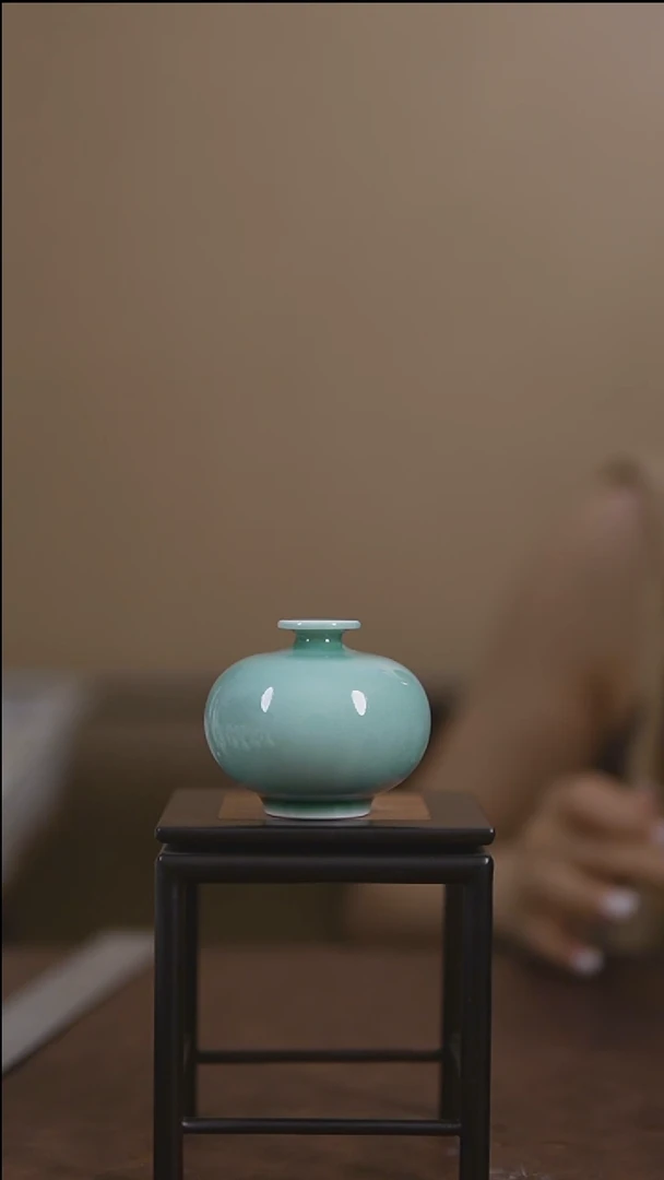 摆件景德镇纯手工花器35