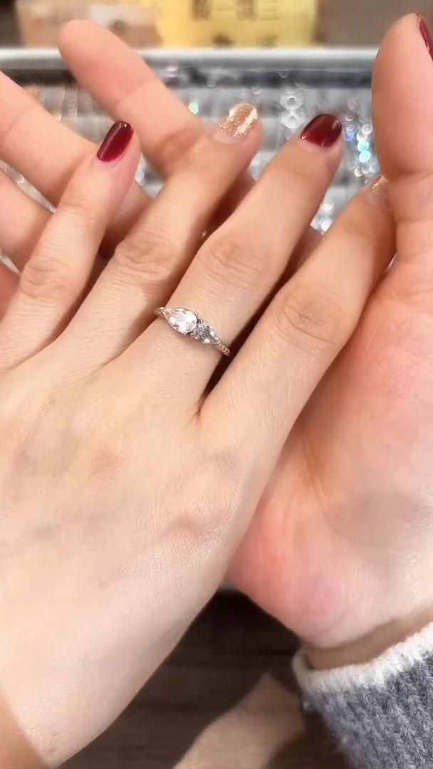 【闪购商品】海蓝宝石戒指银S925镶嵌09