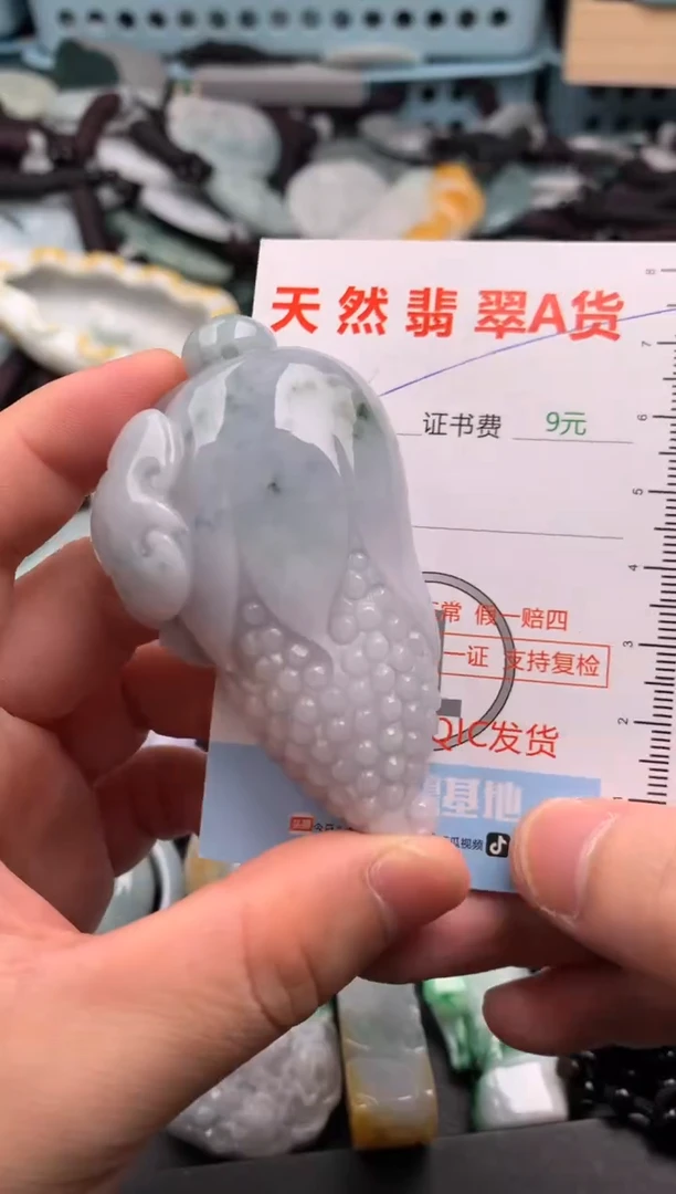 翡翠未镶嵌吊坠(不含链)1