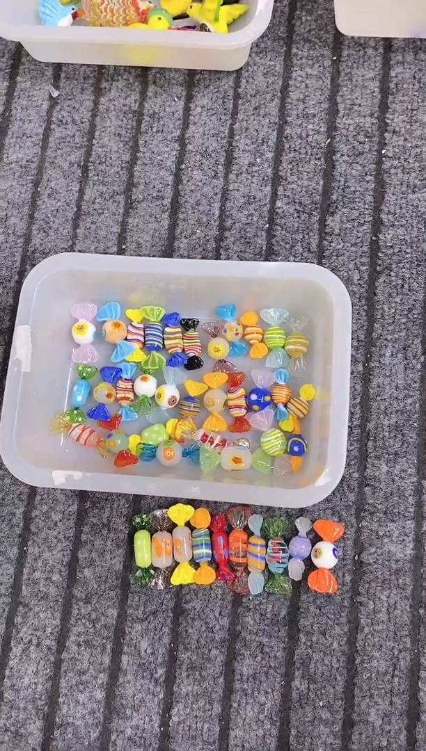 琉璃手工艺品一盒子糖