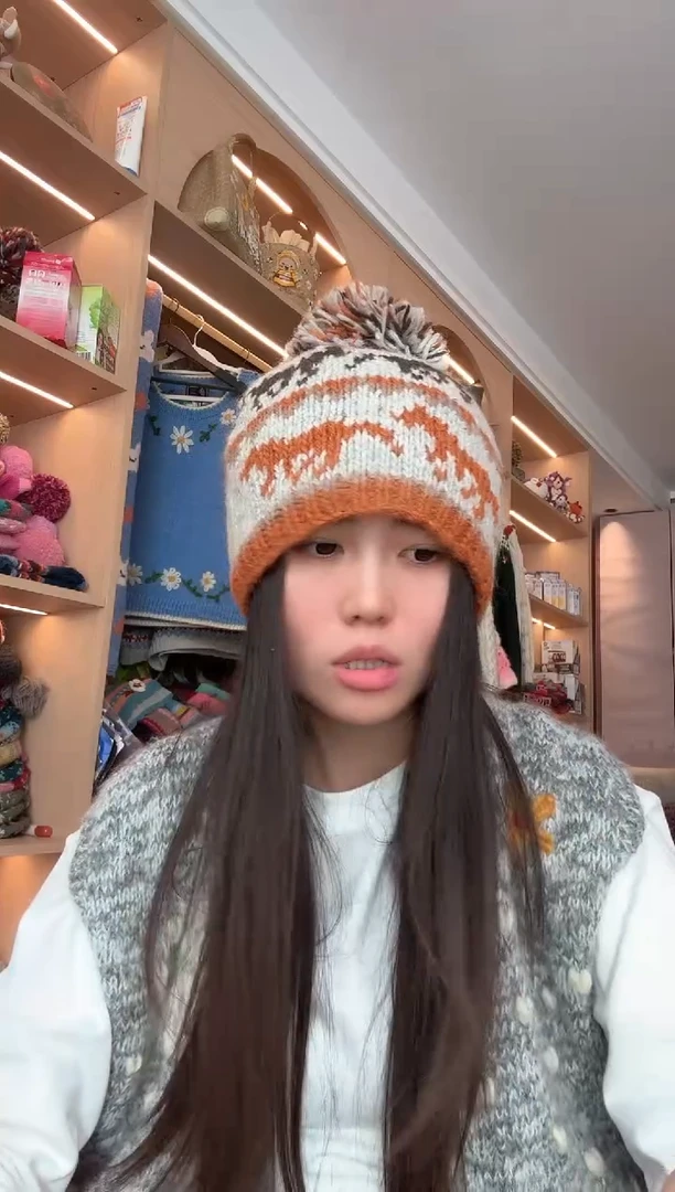 羊毛马到成功单球帽