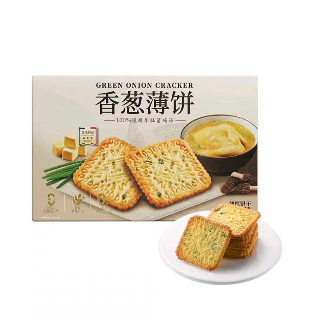 【山姆会员超市】新品 伟龙香葱薄饼干1.16kg