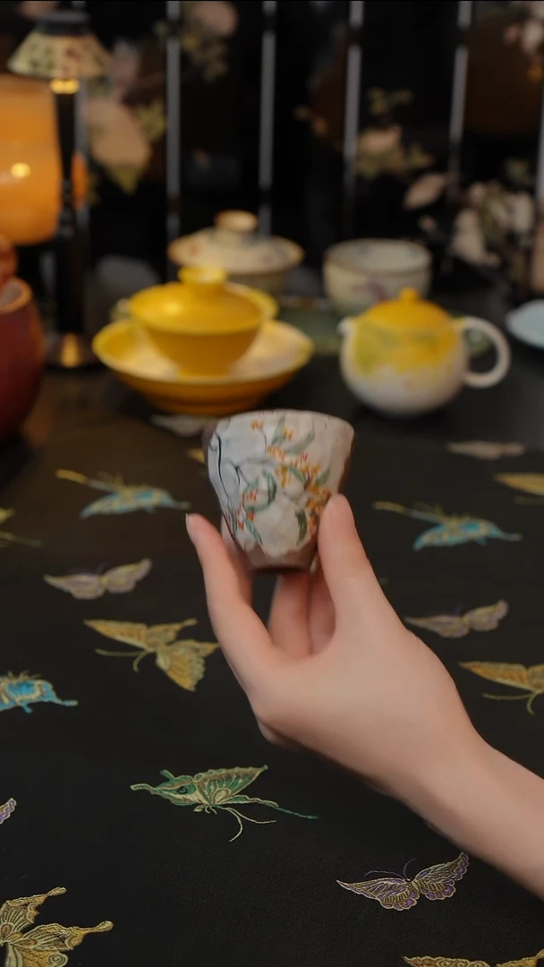 虎井窑桂花   杯子