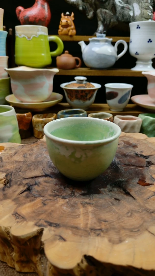 高温颜色釉窑变系列 微瑕