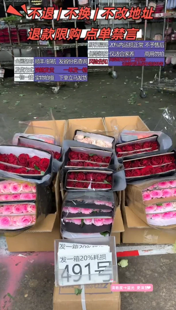 491号♥含20%耗损发一箱