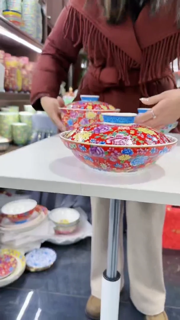 【闪购商品】瓷片7英寸【盖盘】1个景德镇陶瓷