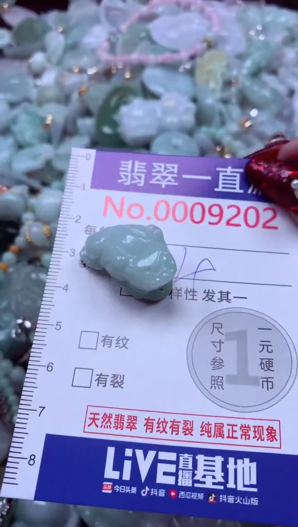 吊坠(不含链)未镶嵌翡翠9202