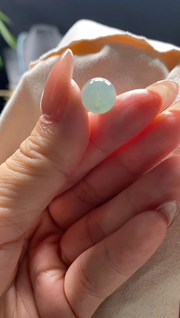 未镶嵌手链翡翠散珠卡10MM圆珠