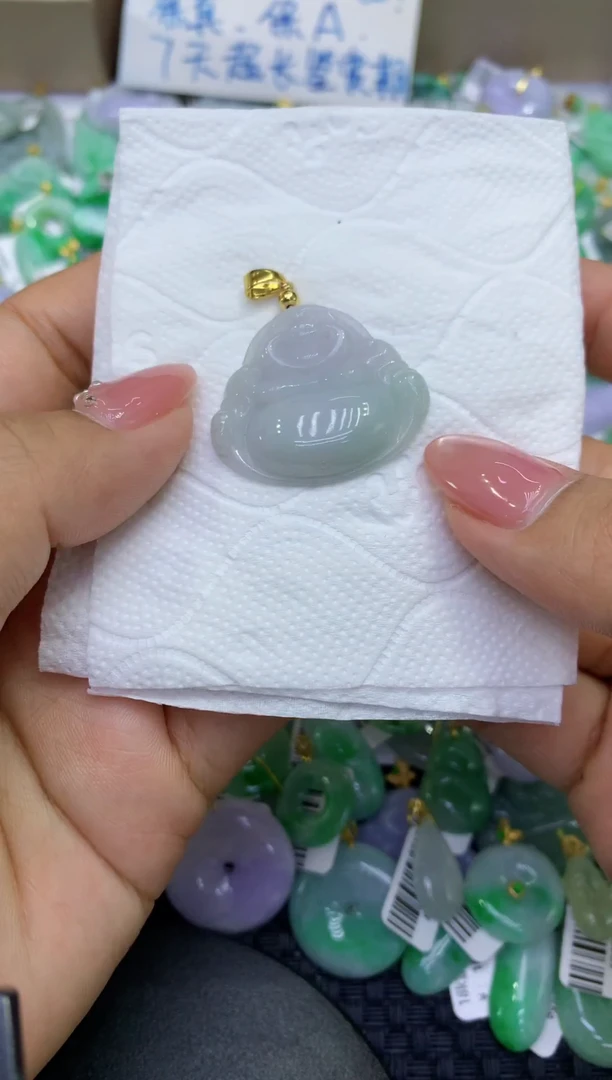 颈饰未镶嵌翡翠天然缅甸A货翡翠