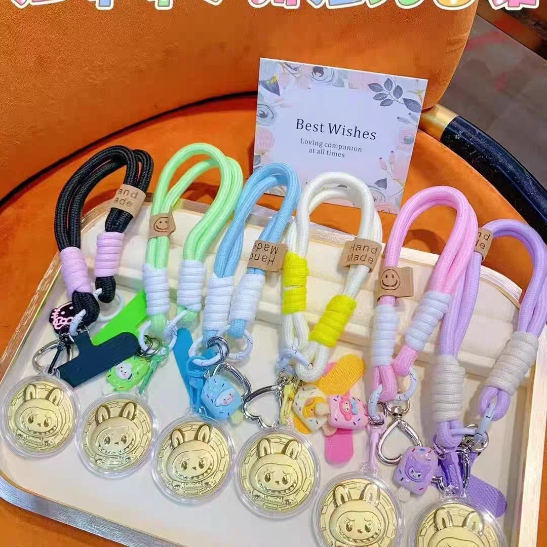 含金工艺品【中国金店】拉布布手机挂件包包钥匙扣送女友七夕节礼物