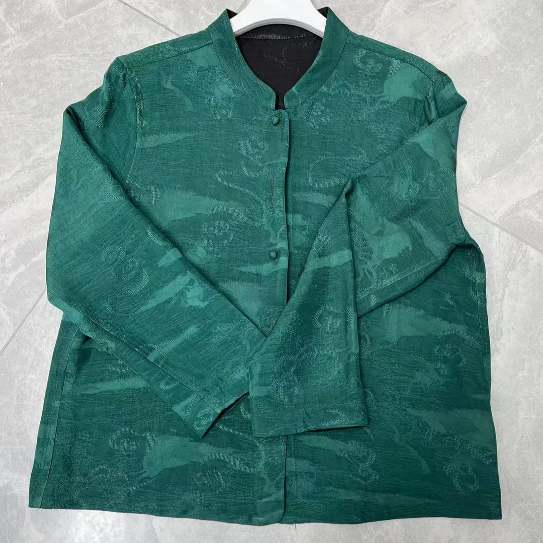 【红绿萝】新中式外套民族古风复古春秋款2025年新款对襟外套277