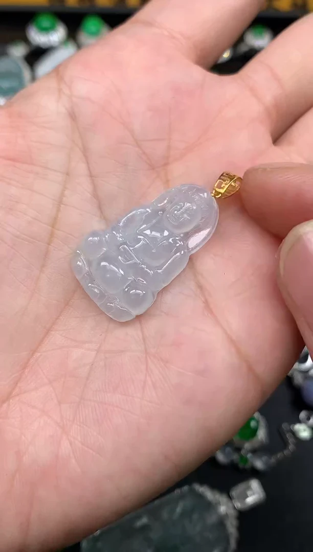 【闪购商品】翡翠颈饰18K金镶嵌一1399