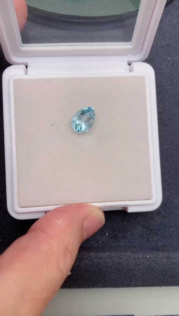 海蓝宝石裸石未镶嵌1.8ct海蓝宝  BE