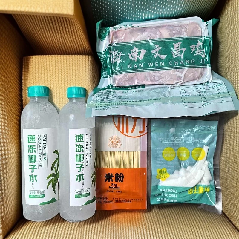 1整箱海南文昌鸡组合-顺丰冷链【日期到25年5月30日】 包冰率不含冰